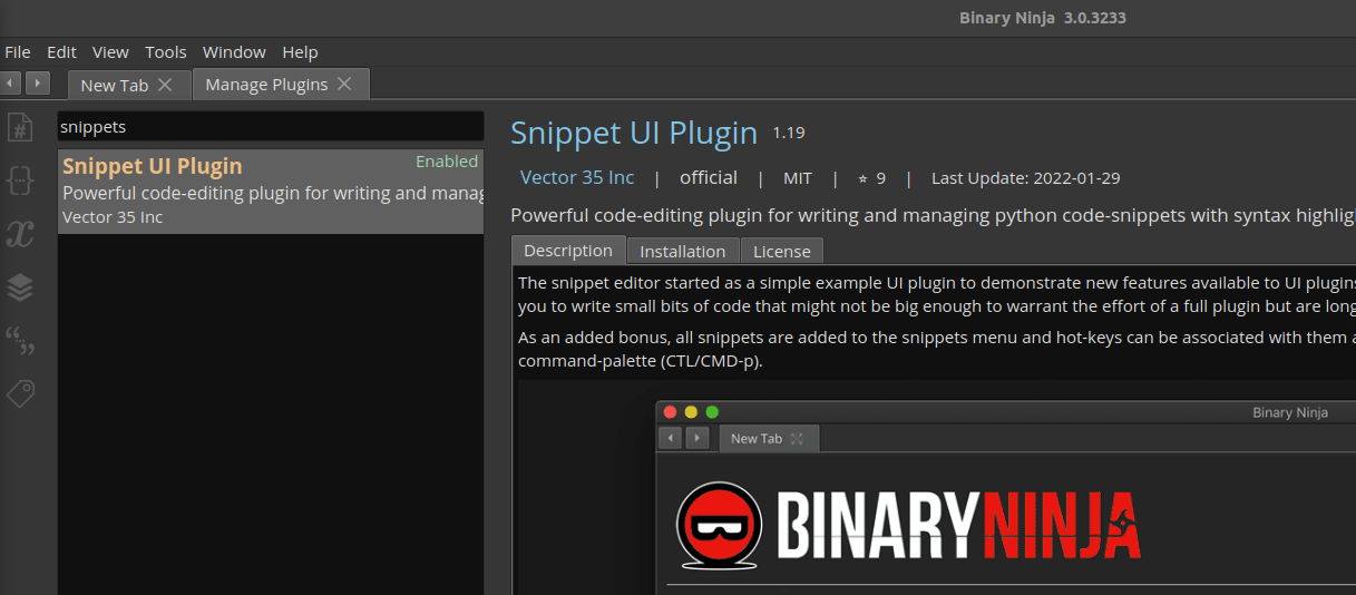 Snippets Plugin